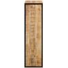 Batu skrynia 50 x 30 x 110 cm Kietas mango medis Ruda