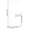 Batu skrynia Pilka 80 x 35.5 x 180 cm Apdirbta mediena