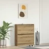 Batu skrynia Rūkyta ąžuolas 80 x 21 x 87,5 cm Apdirbta mediena