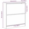 Batu skrynia Senas medis 80 x 21 x 87,5 cm Apdirbta mediena