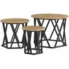 Nesting šoninis stalas 3 pcs Amatininkų ąžuolas