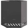 Be dūmų laužavietė Juoda Atmosferos poveikiui atsparus plienas