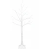 Beržinė Kalėdų eglutė Balta 22 x 22 x 120 cm Plastmasė 174 LED
