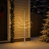 Beržinė Kalėdų eglutė Balta 22 x 22 x 120 cm Plastmasė 174 LED