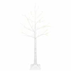Beržinė Kalėdų eglutė Balta 22 x 22 x 120 cm Plastmasė 174 LED