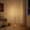 Beržinė Kalėdų eglutė Balta 22 x 22 x 120 cm Plastmasė 174 LED