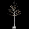 Beržinė Kalėdų eglutė Balta 22 x 22 x 150 cm Plastmasė 232 LED