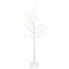Beržinė Kalėdų eglutė Balta 22 x 22 x 150 cm Plastmasė 232 LED