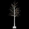 Beržinė Kalėdų eglutė Balta 22 x 22 x 180 cm Plastmasė 319 LED