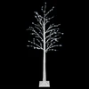 Beržinė Kalėdų eglutė Balta 22 x 22 x 180 cm Plastmasė 319 LED