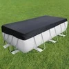 Bestway® Flowclear™ PVC baseino uždangalas 396 x 185 cm, juodas, kvadratinis