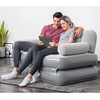 Bestway Pripučiama 3-1 poilsio sofa, pilkos spalvos