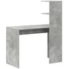 Stalas Betono pilka 102 x 50 x 124 cm Apdirbta mediena
