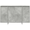Kabalas Betono pilka 120 x 41 x 75 cm Apdirbta mediena