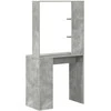 Stalas Betono pilka 78,5 x 37 x 154,5 cm Apdirbta mediena