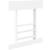 Biliardo lazdos stovas Apdirbta mediena 93 x 12 x 103 cm Balta