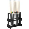 Biliardo lazdos stovas Apdirbta mediena 60 x 35 x 60 cm Juoda