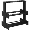 Biliardo lazdos stovas Apdirbta mediena 60 x 35 x 60 cm Juoda