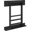 Biliardo lazdos stovas Apdirbta mediena 93 x 12 x 103 cm Juoda