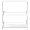 Biliardo lazdos stovas Apdirbta mediena 60 x 35 x 60 cm Balta