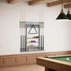 Biliardo lazdos stovas Apdirbta mediena 93 x 12 x 103 cm