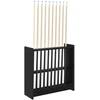 Biliardo lazdos stovas Apdirbta mediena 60 x 20 x 57 cm Juoda