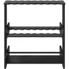 Biliardo lazdos stovas Apdirbta mediena 60 x 35 x 60 cm Juoda