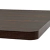 Bistro stal., MDF ir plien., kvadr., 80x80x75cm, tams. uos. sp.
