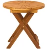Bistro stalas Natūrali Ø45 x 45 cm Kietos akacijos mediena