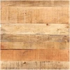 Bistro staliukas, 80x80x75cm, neapdorota mango mediena