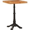 Bistro stalas Ruda 50 x 50 x 76 cm Kietos akacijos mediena