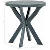 Bistro staliukas, žalios spalvos, plastikas, 70cm skersmens