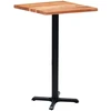 Bistro stalo koja, juodos spalvos, 56x56x107cm, ketus