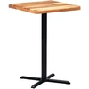 Bistro stalo koja, juodos spalvos, 76x76x107cm, ketus