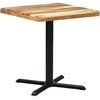 Bistro stalo koja, juodos spalvos, 76x76x72cm, ketus