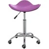 Biuro kėdė, violetinės spalvos, dirbtinė oda (323691)