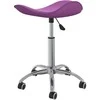 Biuro kėdė, violetinės spalvos, dirbtinė oda (323691)