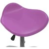 Biuro kėdė, violetinės spalvos, dirbtinė oda (323691)