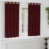 Užtemdymo užuolaidos 2 pcs Vyno raudona 140 x 175 cm Aksomas