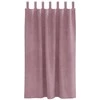 Užtemdymo užuolaidos 2 pcs Tamsiai rožinė 140 x 175 cm Aksomas