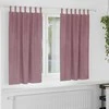 Užtemdymo užuolaidos 2 pcs Tamsiai rožinė 140 x 175 cm Aksomas