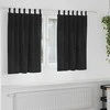 Užtemdymo užuolaidos 2 pcs Juoda 140 x 140 cm Aksomas