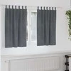 Užtemdymo užuolaidos 2 pcs Šviesiai pilka 140 x 140 cm Aksomas