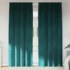 Užtemdymo užuolaidos 2 pcs Tamsiai žalia 140 x 225 cm Aksomas