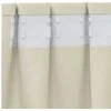 Užtemdymo užuolaidos 2 pcs Kreminė 140 x 140 cm Aksomas