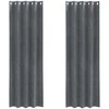 Užtemdymo užuolaidos 2 pcs Šviesiai pilka 140 x 260 cm Aksomas