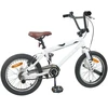 BMX Dviratis 16 Colių 5-8 metų amžiaus Balta