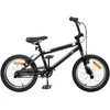 BMX Dviratis 16 Colių 5-8 metų amžiaus Juoda