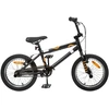 BMX Dviratis 16 Colių 5-8 metų amžiaus Juoda