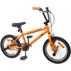 BMX Dviratis 16 Colių 5-8 metų amžiaus Oranžinė